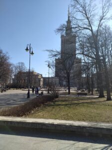 view of central Warsaw