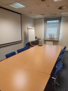 Empty classroom in Poland 