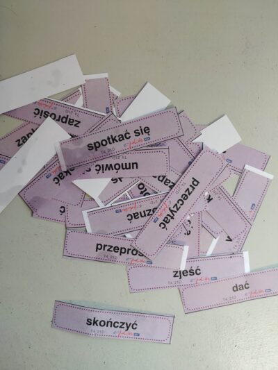Polish language flash cards