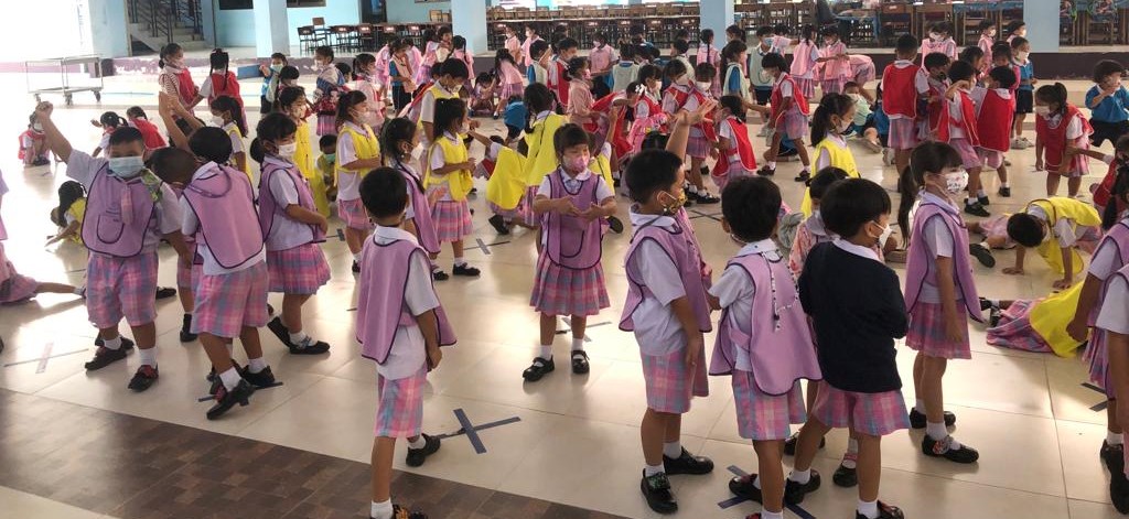 school assembly in Thailand