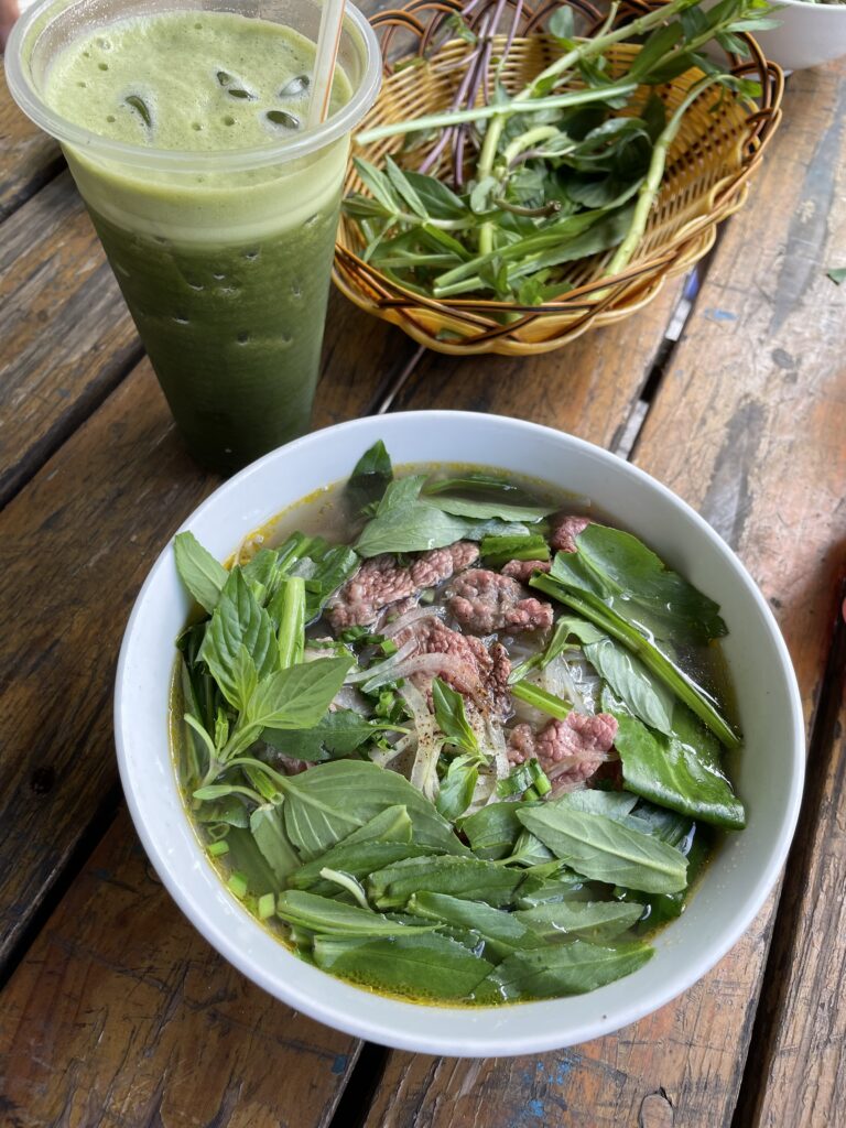 pho meal in Vietnam 