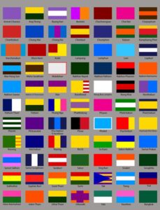 flags for Thai provinces
