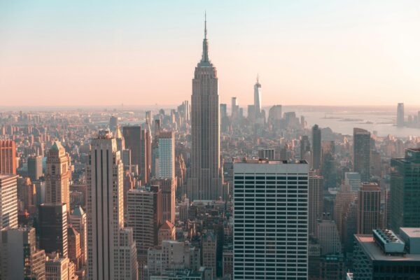 view of NY city's skyline 