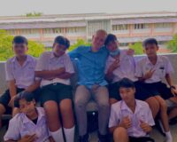 teacher and students in Thailand