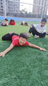 Children having fun in China