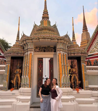 2 girls loving life in Thailand