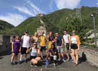 Group of English teachers on the Great Wall of China